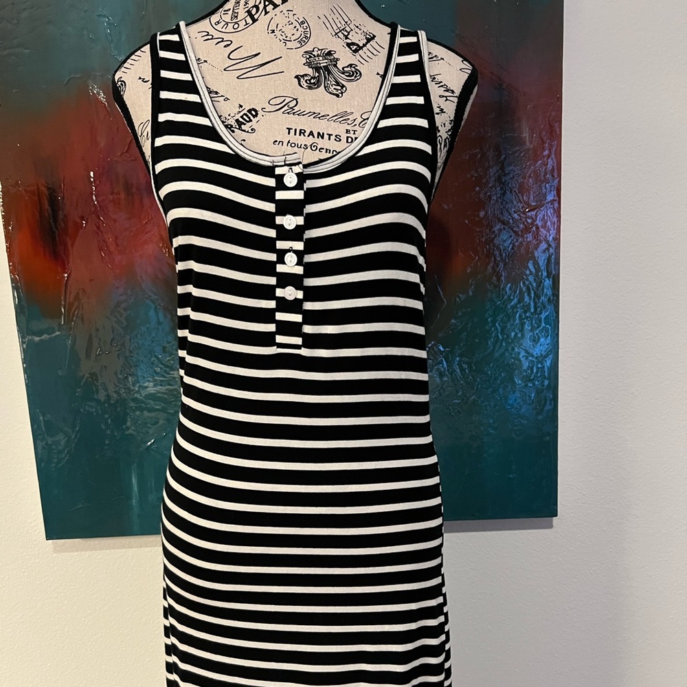 Super cute long striped summer dress